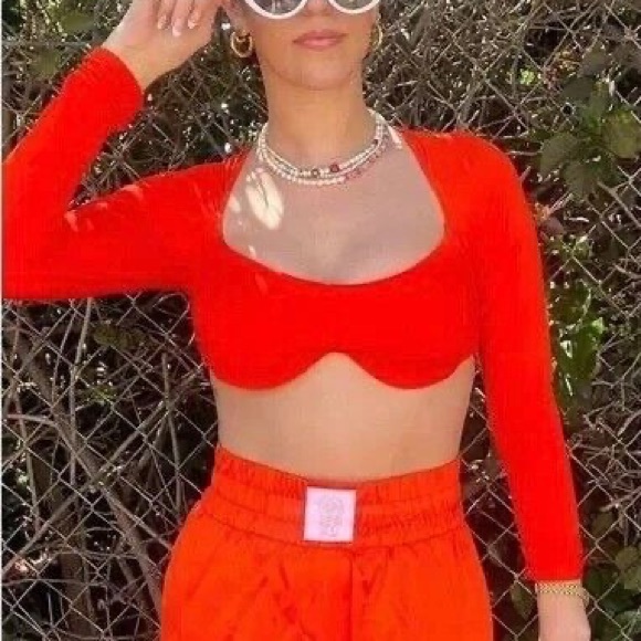 NWT HAH Keep It Up Cropped Top Size Medium - Picture 8 of 8